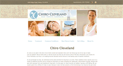 Desktop Screenshot of chirocleveland.com